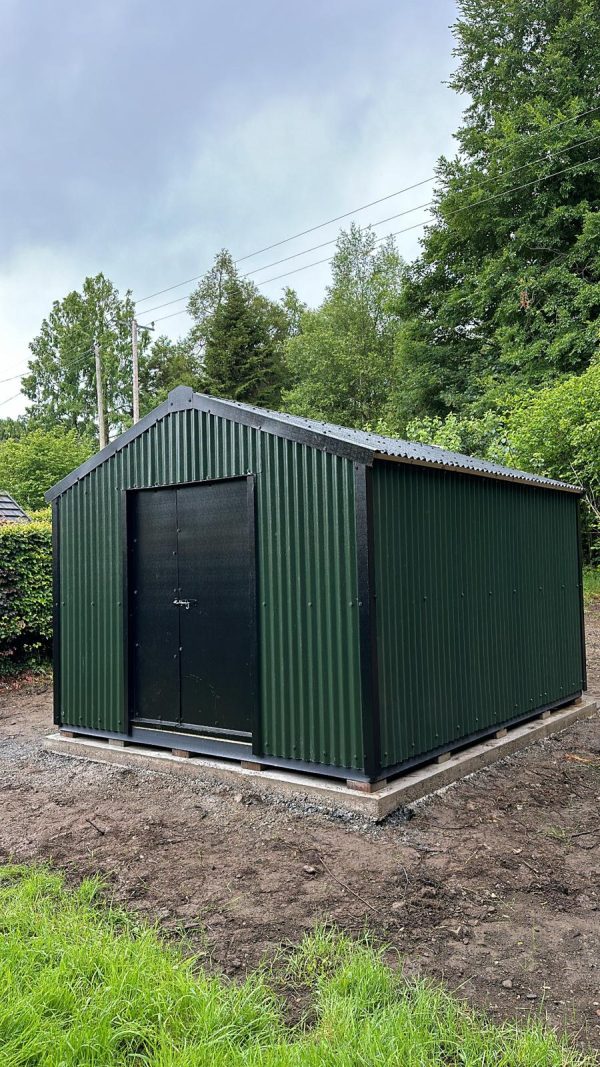 Metal Shed Green